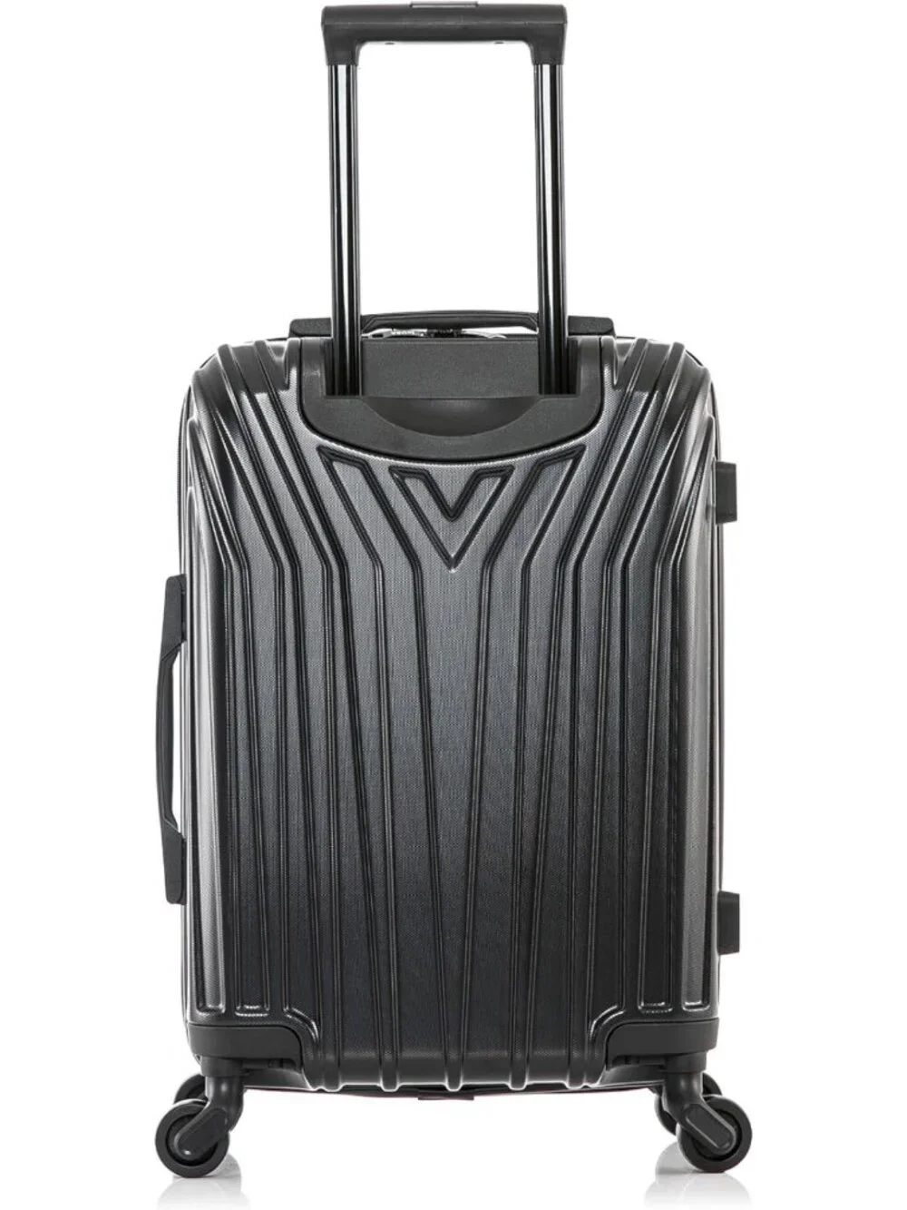 Lightweight 20-Inch Carry-On Hardside Spinner Luggage - Stylish Black Travel Bag